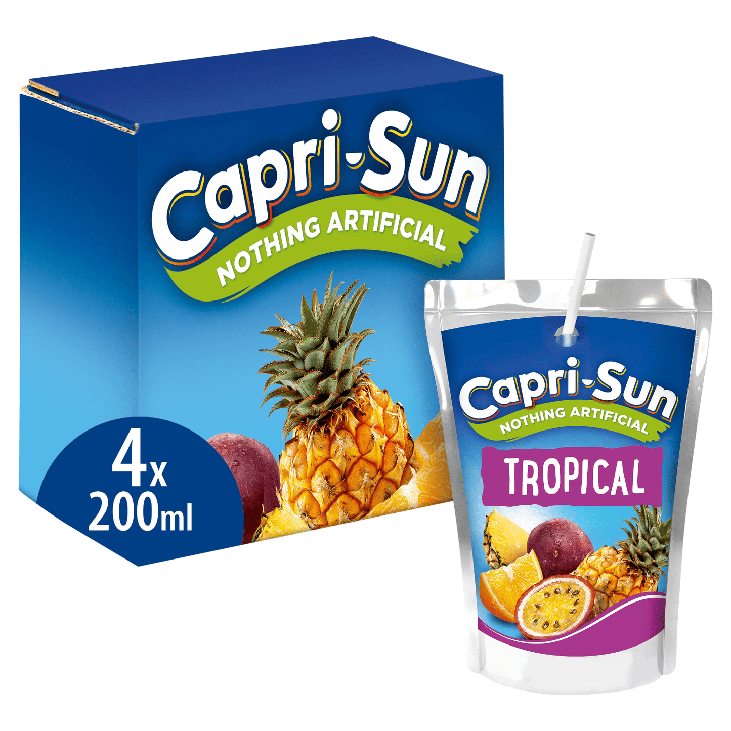 Capri - Sun Tropical 4 x 200ml - UK Food & Drink - 4000177031513