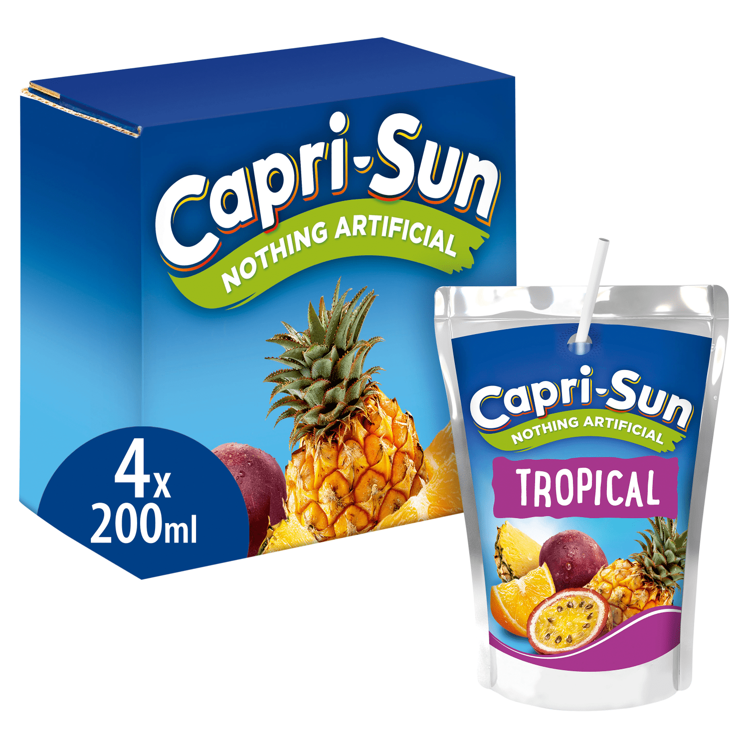 Capri - Sun Tropical 4 x 200ml - UK Food & Drink - 4000177031513