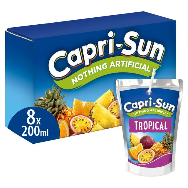 Capri - Sun Tropical 8 x 200ml - UK Food & Drink - 5449000008329