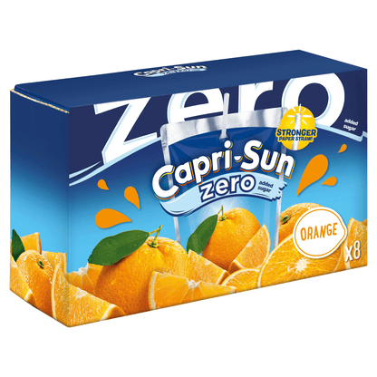 Capri - Sun Zero Orange 8 x 200ml - UK Food & Drink - 4000177031582