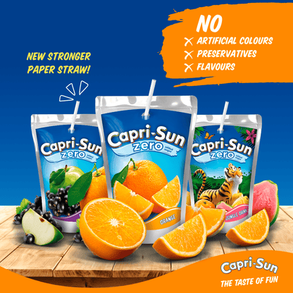 Capri - Sun Zero Orange 8 x 200ml - UK Food & Drink - 4000177031582