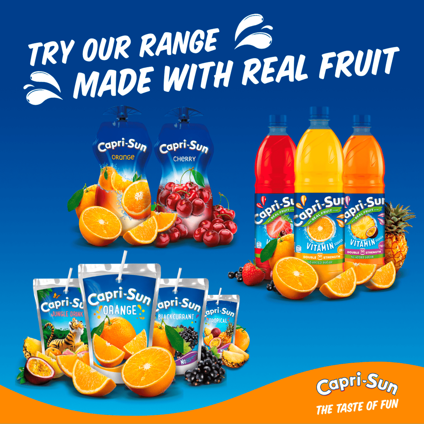 Capri - Sun Zero Orange 8 x 200ml - UK Food & Drink - 4000177031582