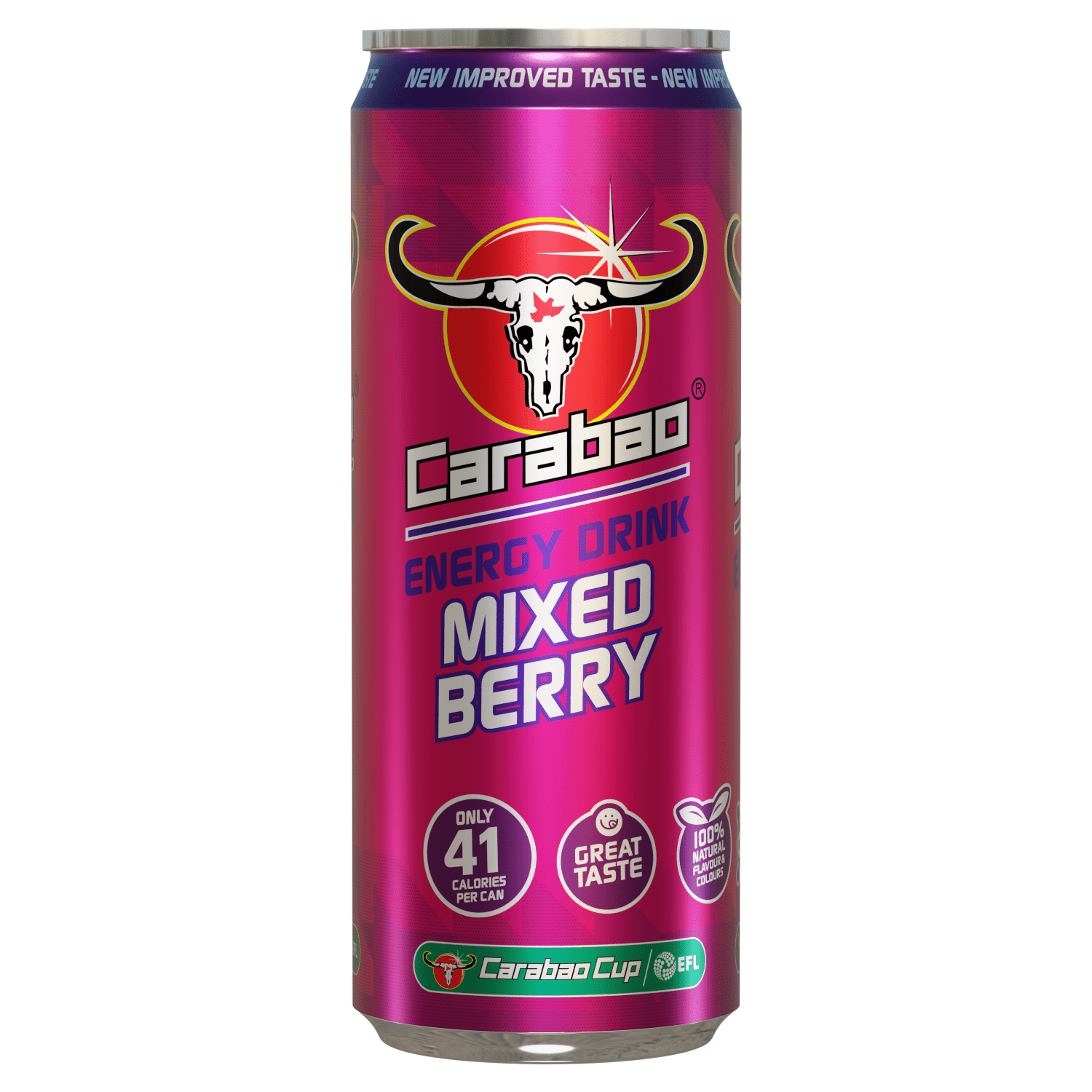 Carabao Mixed Berry Energy Drink 330ml - UK Food & Drink - 8855790001759