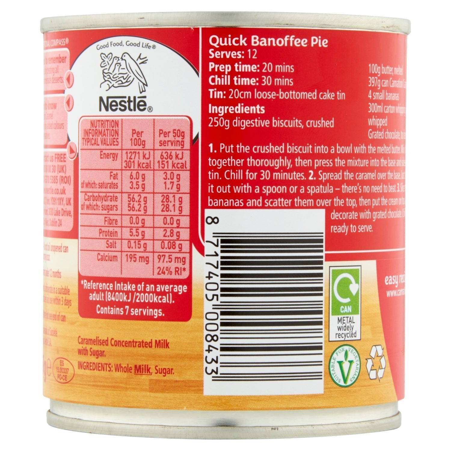 Carnation Caramel 397g - UK Food & Drink - 8717405008433