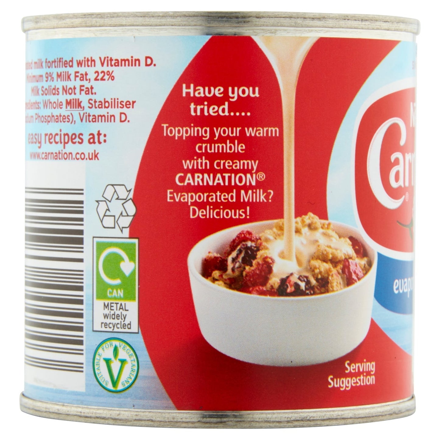 Carnation Evaporated Milk 170g - UK Food & Drink - 5010346000003