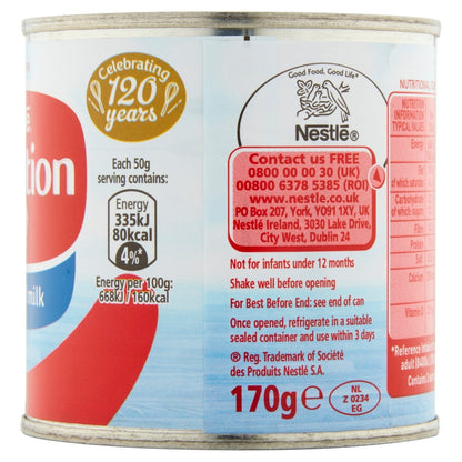 Carnation Evaporated Milk 170g - UK Food & Drink - 5010346000003