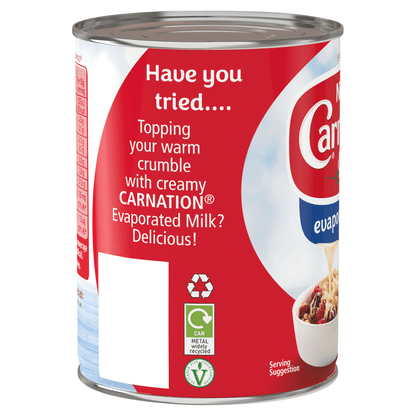 Carnation Evaporated Milk Tin 410g - UK Food & Drink - 5010346000010