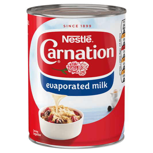 Carnation Evaporated Milk Tin 410g - UK Food & Drink - 5010346000010