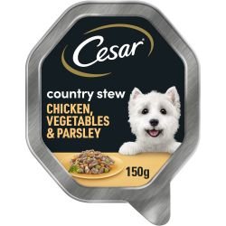 Cesar Country Stew Adult Wet Dog Food Tray Chicken & Veg in Gravy 150g - UK Food & Drink - 4008429138256