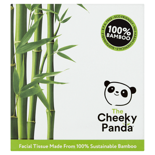 Cheeky Panda Bamboo Facial Tissue Cube - UK Food & Drink - 841161106305