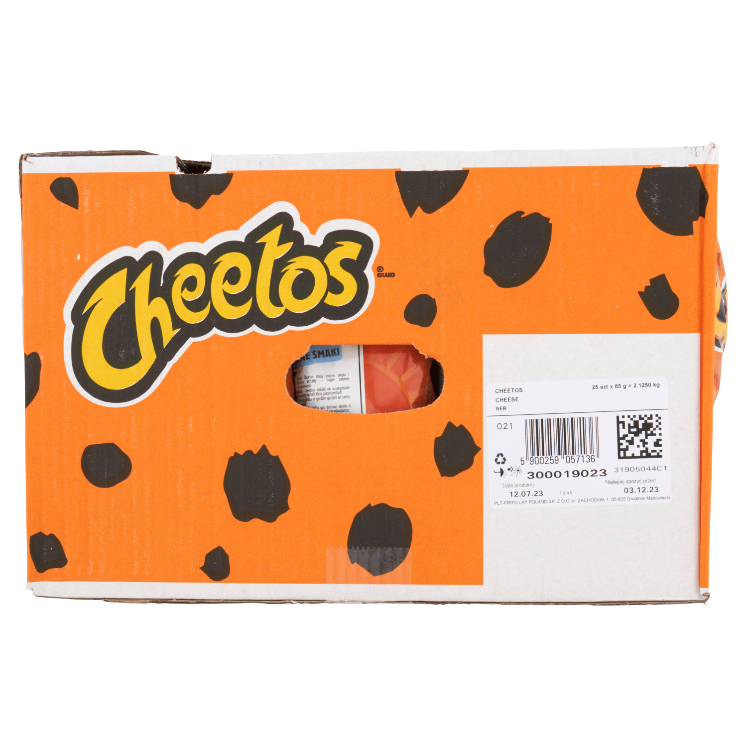 Cheetos Cheese Flavour Corn Snacks 85g - UK Food & Drink - 5900259029041
