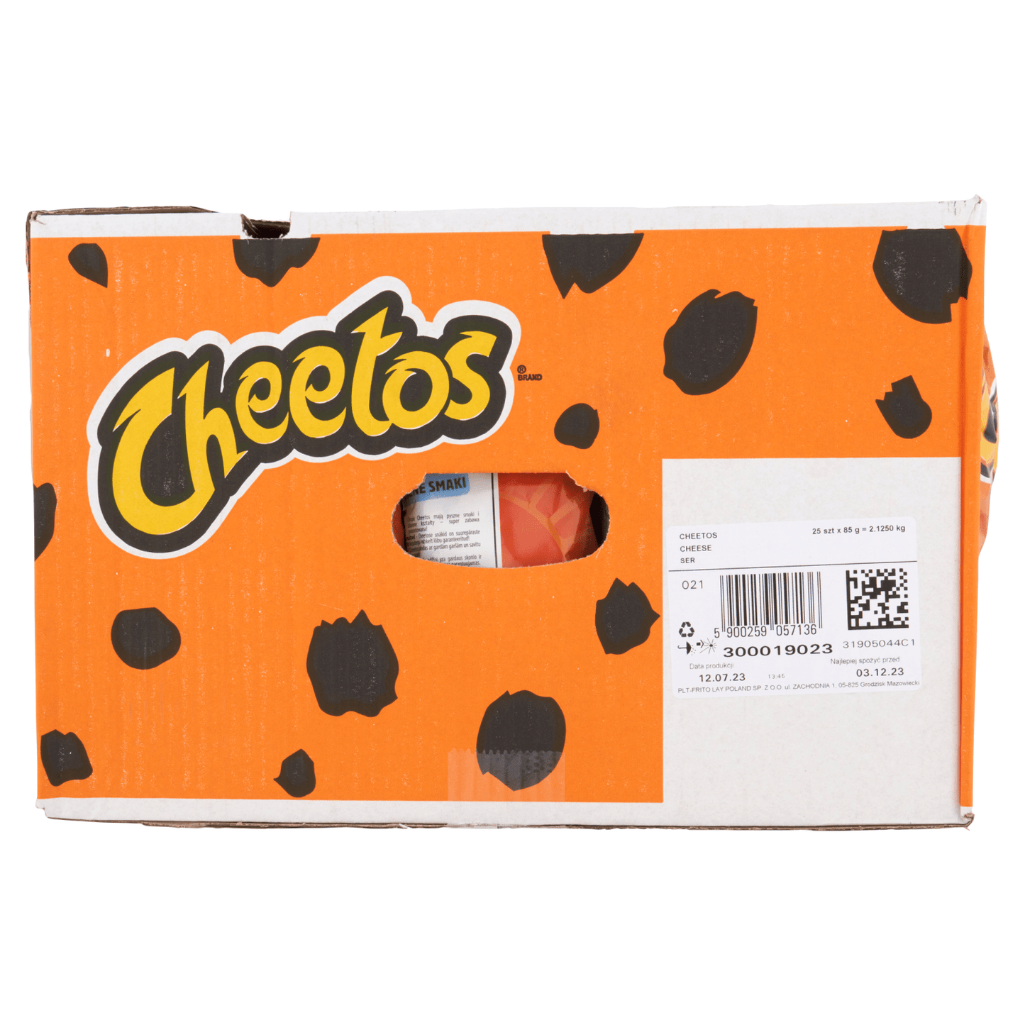 Cheetos Cheese Flavour Corn Snacks 85g - UK Food & Drink - 5900259029041