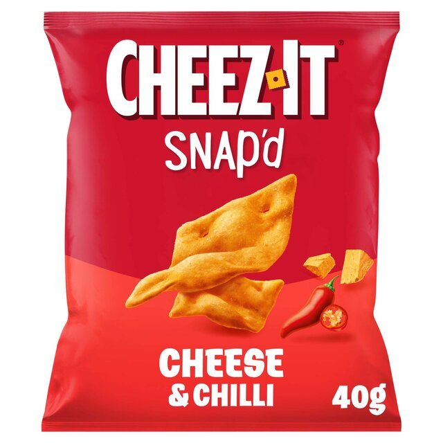 Cheez - It Snap'd Cheese & Chilli Baked Snacks 40g - UK Food & Drink - 5053990177950