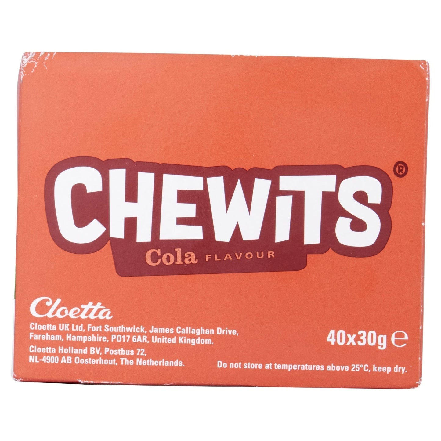 Chewits Cola Flavour 30g - UK Food & Drink - 8013399181818