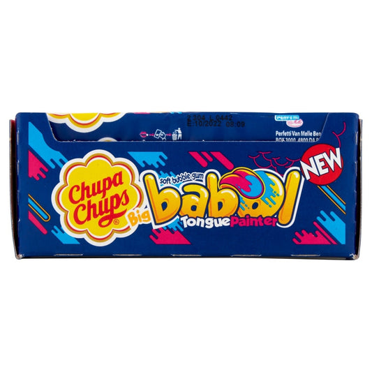 Chupa Chups Big Babol Blue Raspberry Flavour Soft Bubble Gum 6 Pieces 27.6g - UK Food & Drink - 80871651