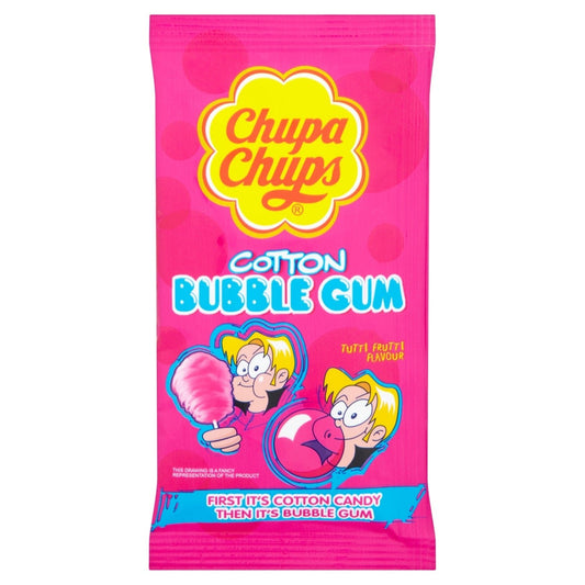 Chupa Chups Cotton Bubble Gum Tutti Frutti Flavour 11g - UK Food & Drink - 4602606003568