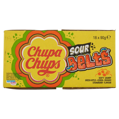 Chupa Chups Mixed Sour Belts - UK Food & Drink - 8003440927311