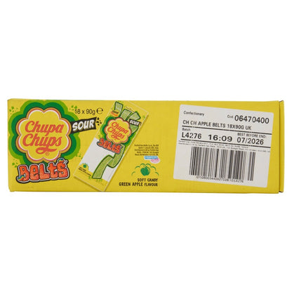Chups Chups Apple Sour Belts - UK Food & Drink - 8003440927335