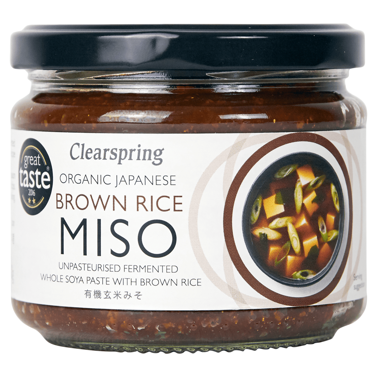 Clearspring Organic Japanese Brown Rice Miso 300g - UK Food & Drink - 5021554980056