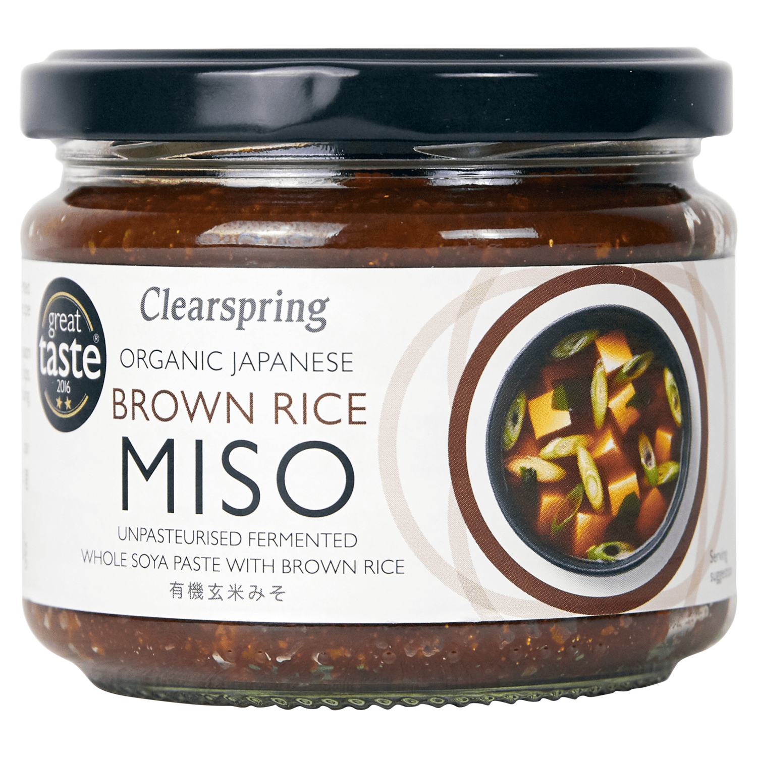 Clearspring Organic Japanese Brown Rice Miso 300g - UK Food & Drink - 5021554980056