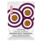 Clearsprings Organic Japanese Brown Rice Crackers - Black Pepper & Tamari 40G - UK Food & Drink - 5021554004813