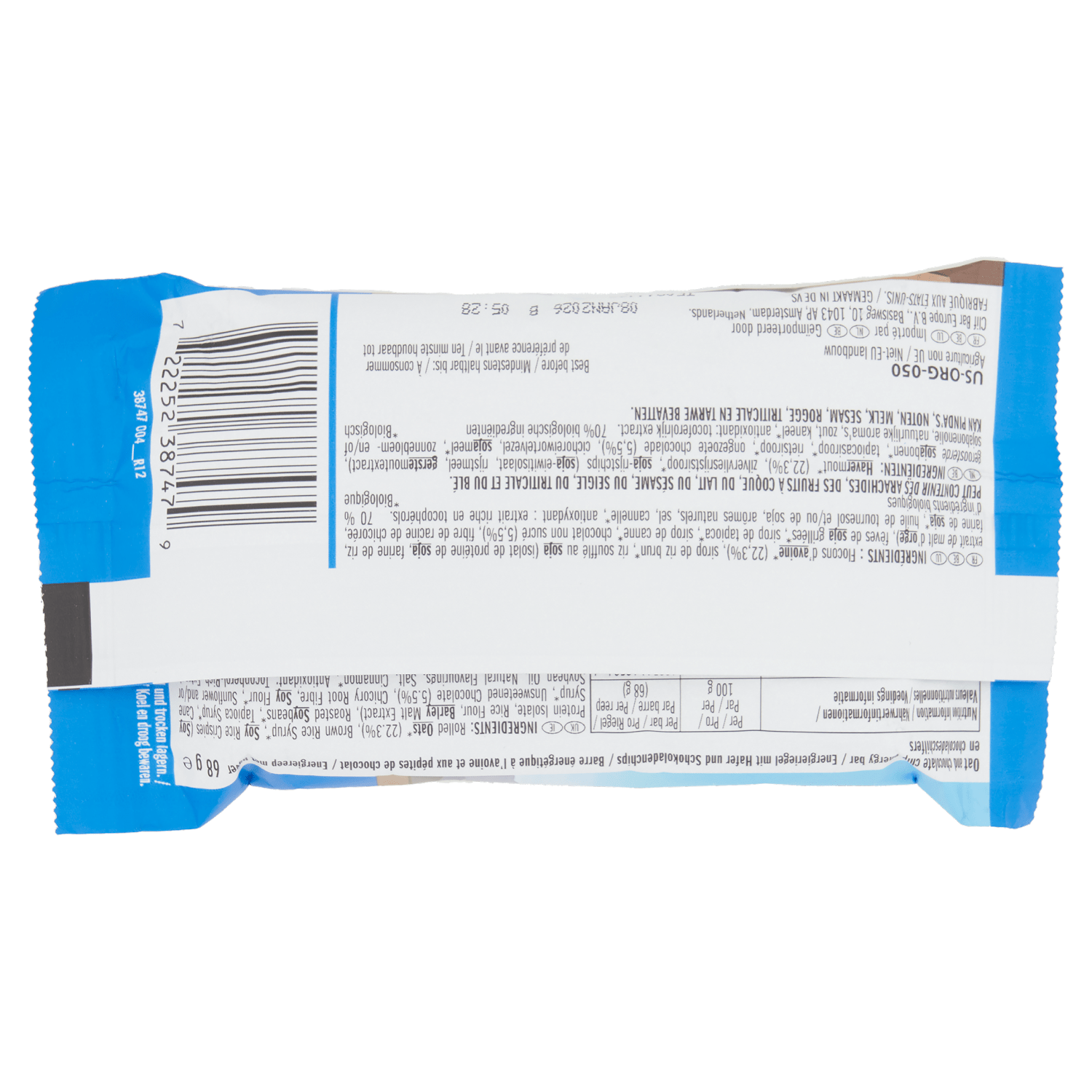 Clif Bar Chocolate Chip Bar - UK Food & Drink - 722252387479