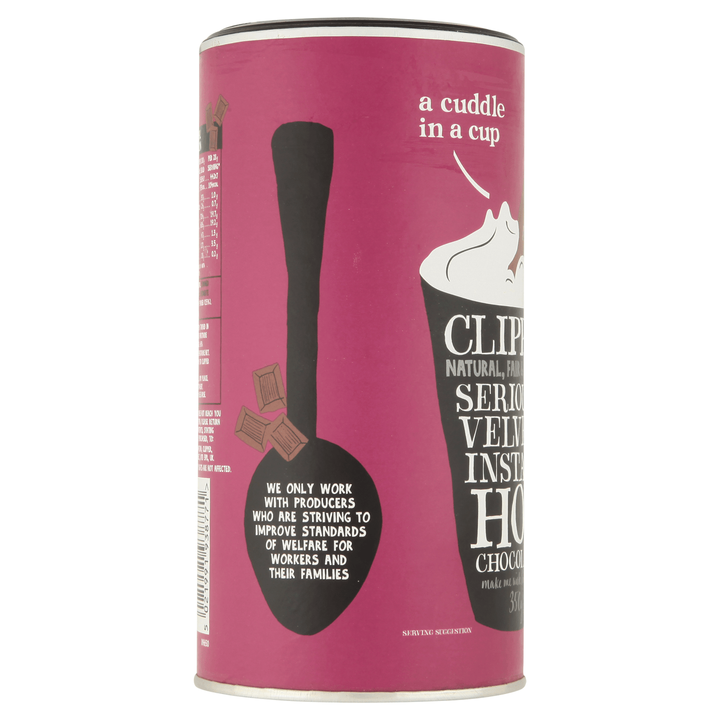 Clipper Fairtrade Instant Hot Chocolate 350g - UK Food & Drink - 5021991938771