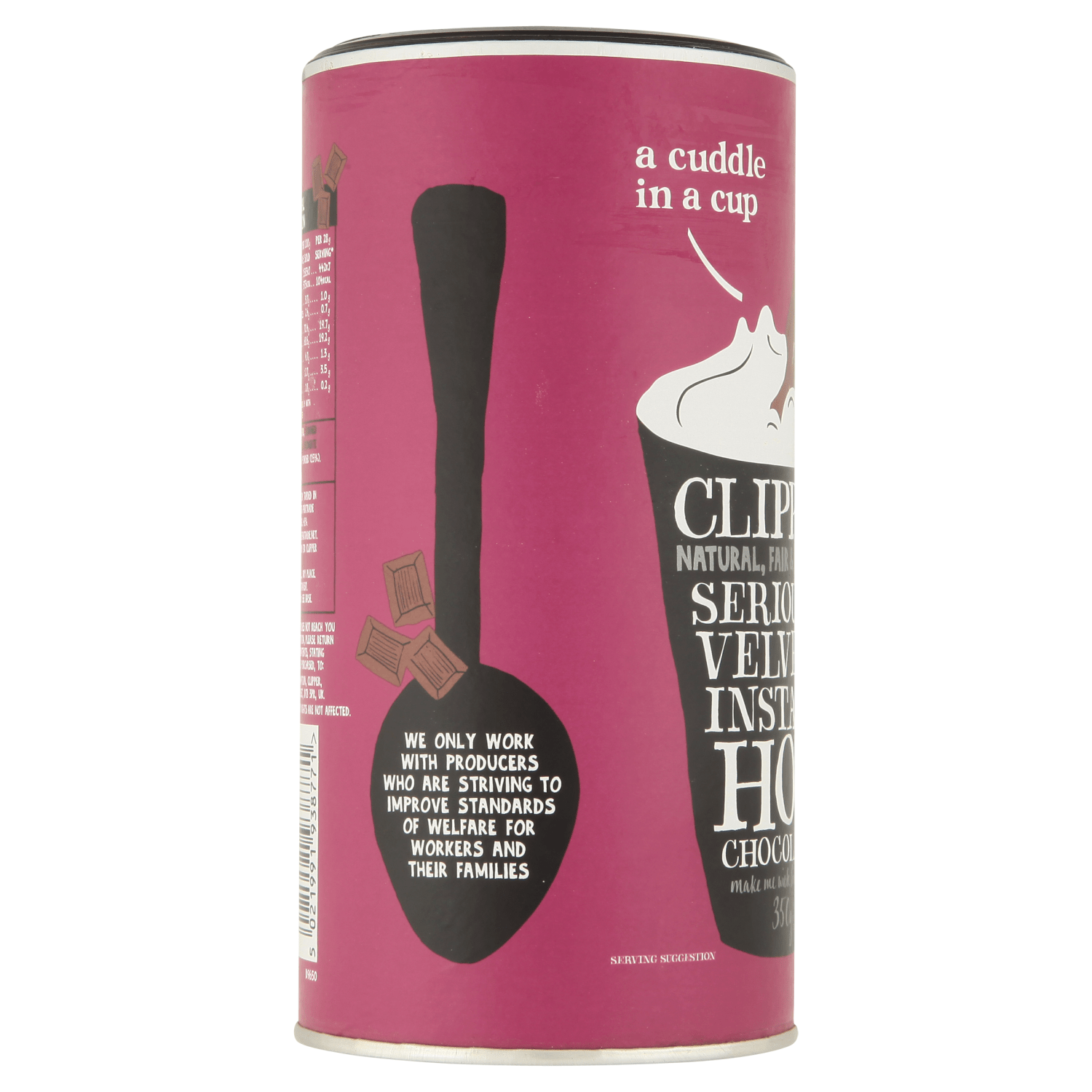 Clipper Fairtrade Instant Hot Chocolate 350g - UK Food & Drink - 5021991938771