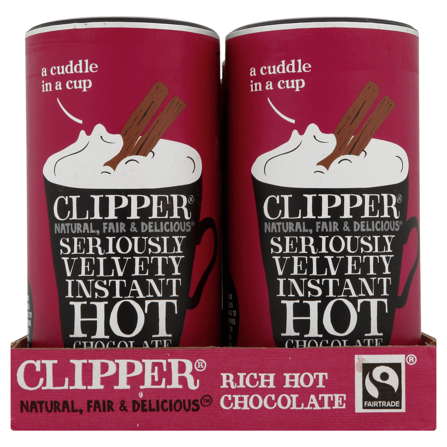 Clipper Fairtrade Instant Hot Chocolate 350g - UK Food & Drink - 5021991938771