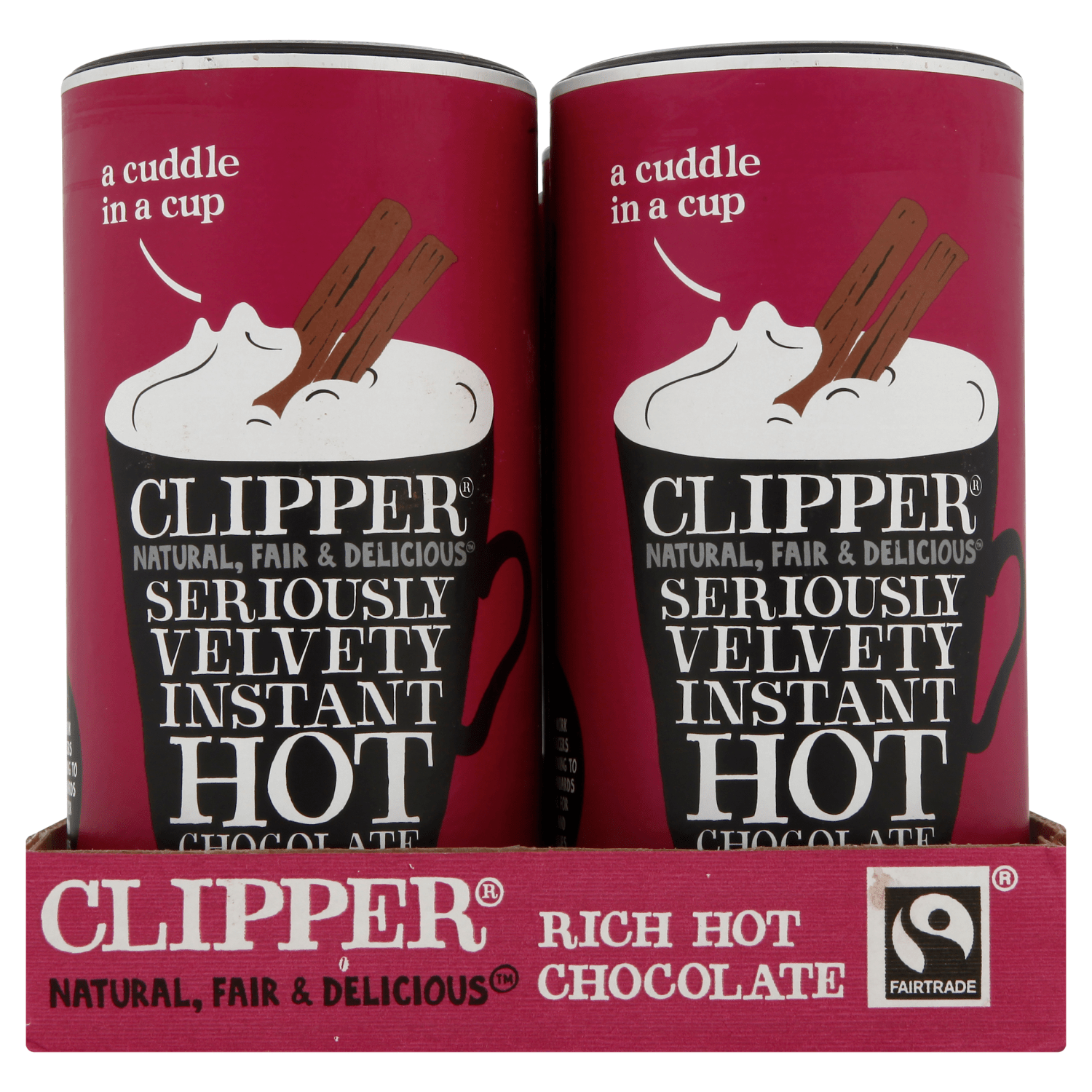 Clipper Fairtrade Instant Hot Chocolate 350g - UK Food & Drink - 5021991938771