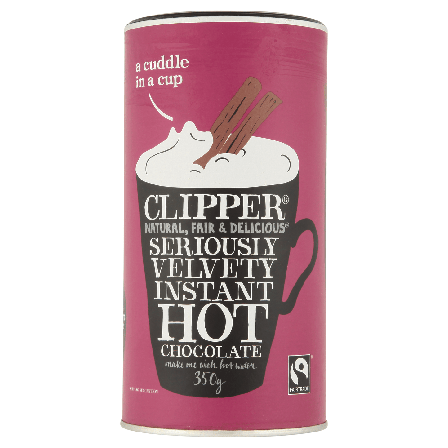 Clipper Fairtrade Instant Hot Chocolate 350g - UK Food & Drink - 5021991938771