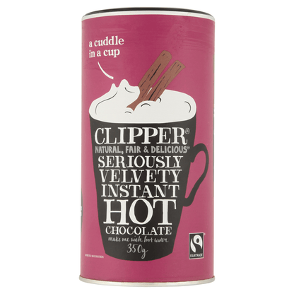 Clipper Fairtrade Instant Hot Chocolate 350g - UK Food & Drink - 5021991938771