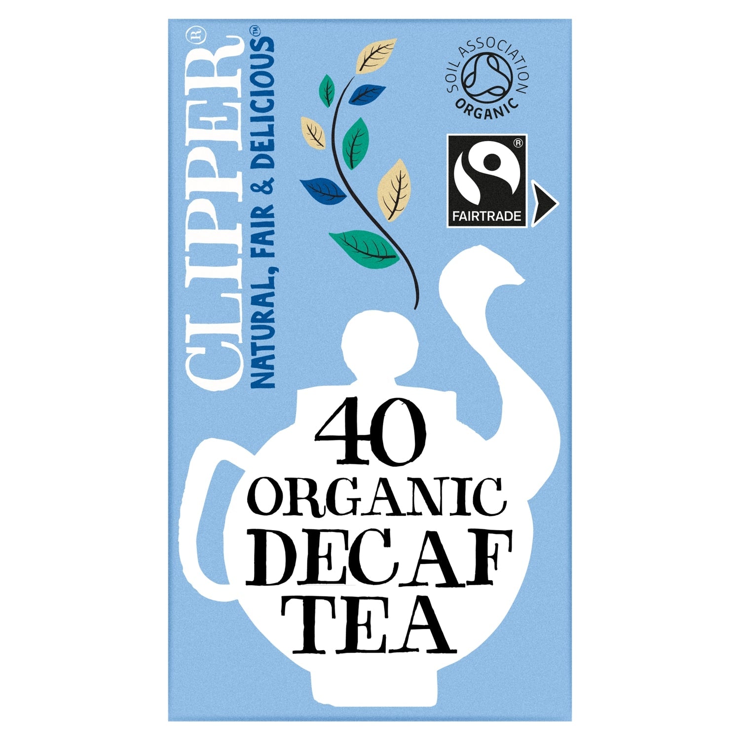 Clipper Fairtrade Organic Decaf 40 Teabags 116g - UK Food & Drink - 5021991942211