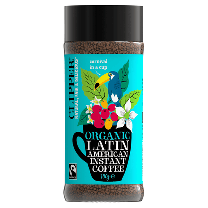 Clipper Fairtrade Organic Latin American Instant Coffee 100g - UK Food & Drink - 5021991939419