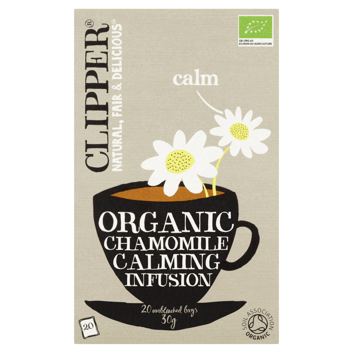 Clipper Organic Chamomile 20 Tea Bags 30g - UK Food & Drink - 5021991200021