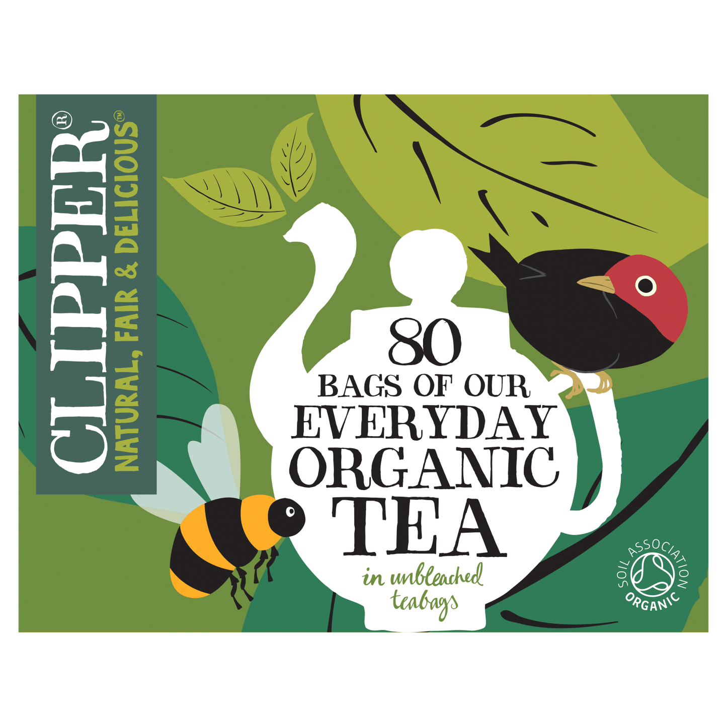 Clipper Organic Everyday Tea 80 Tea bags - UK Food & Drink - 5021991943942