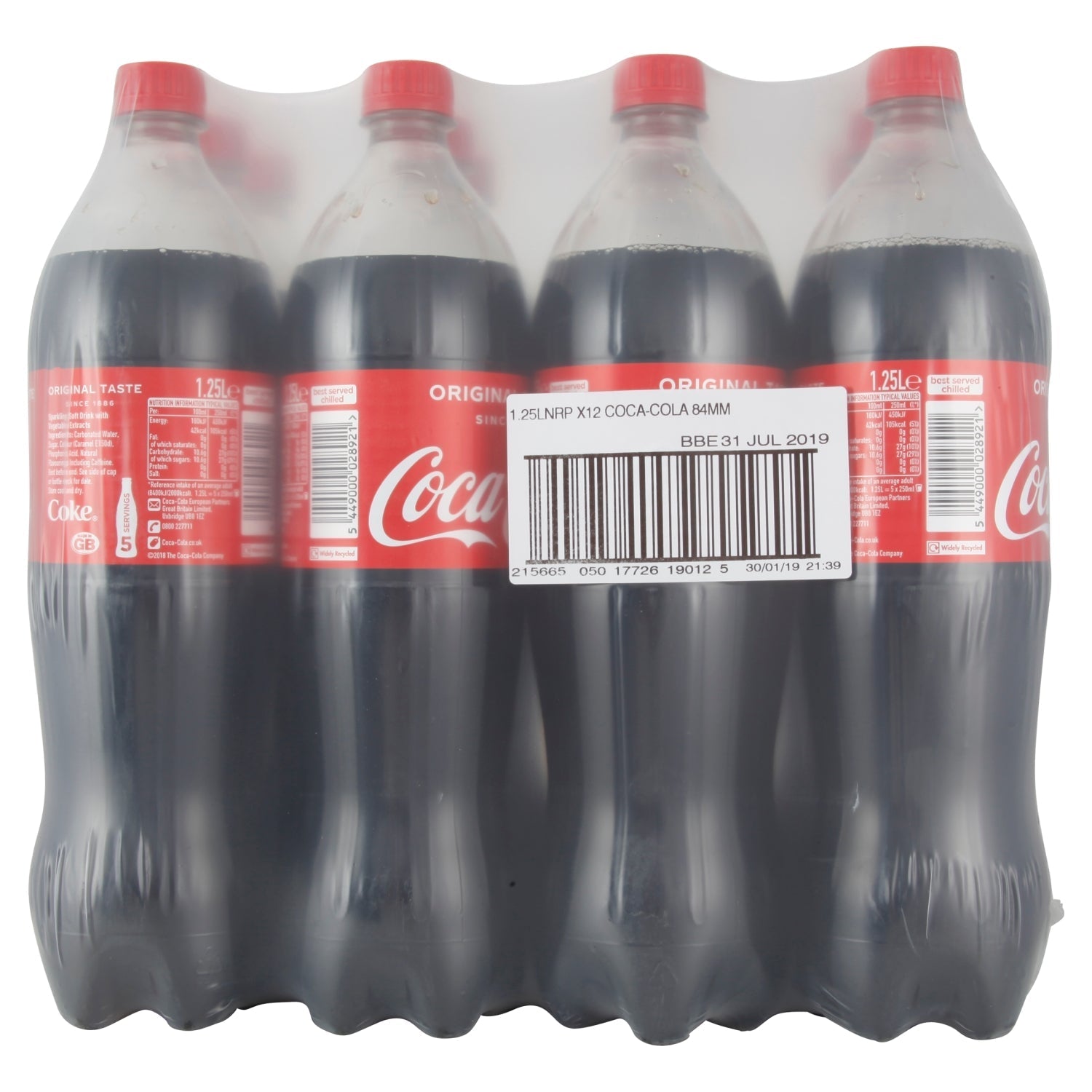 Coca - Cola 1.25L - UK Food & Drink - 5449000028921