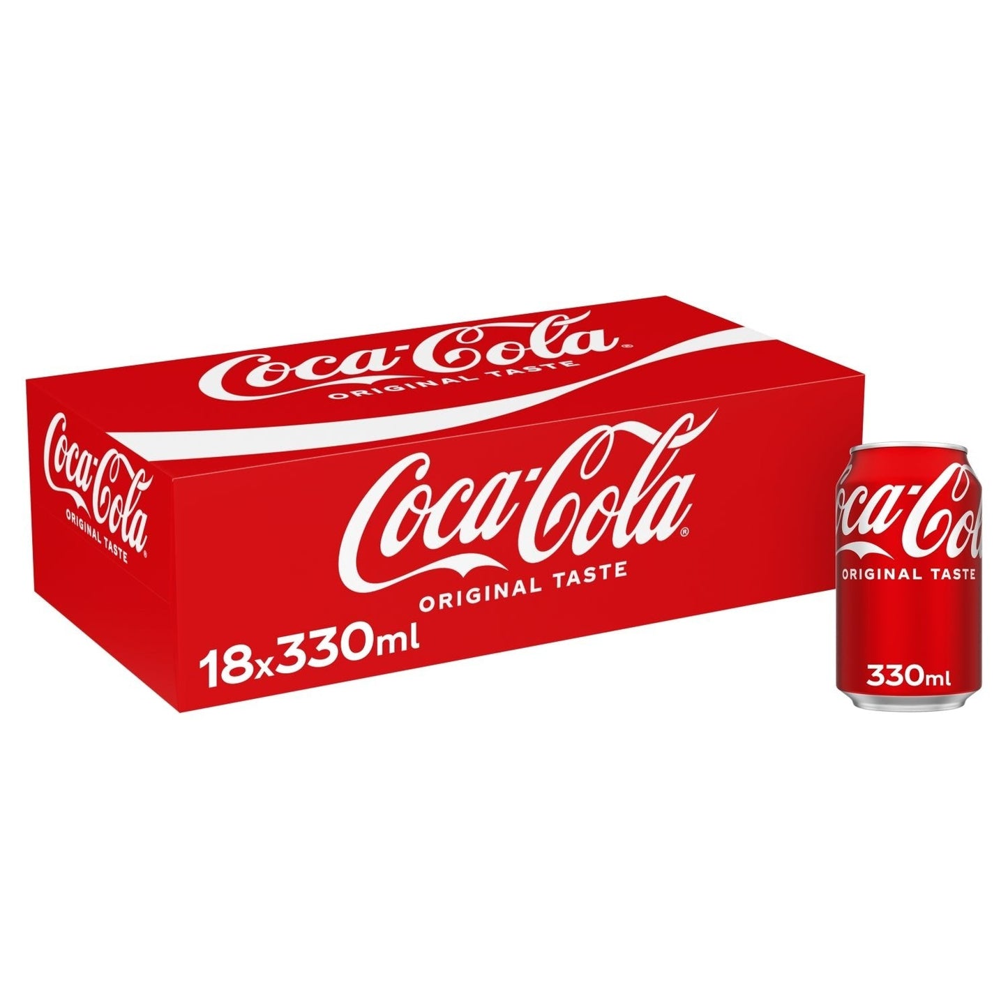 Coca - Cola Classic 18 x 330ml - UK Food & Drink - 5449000018892