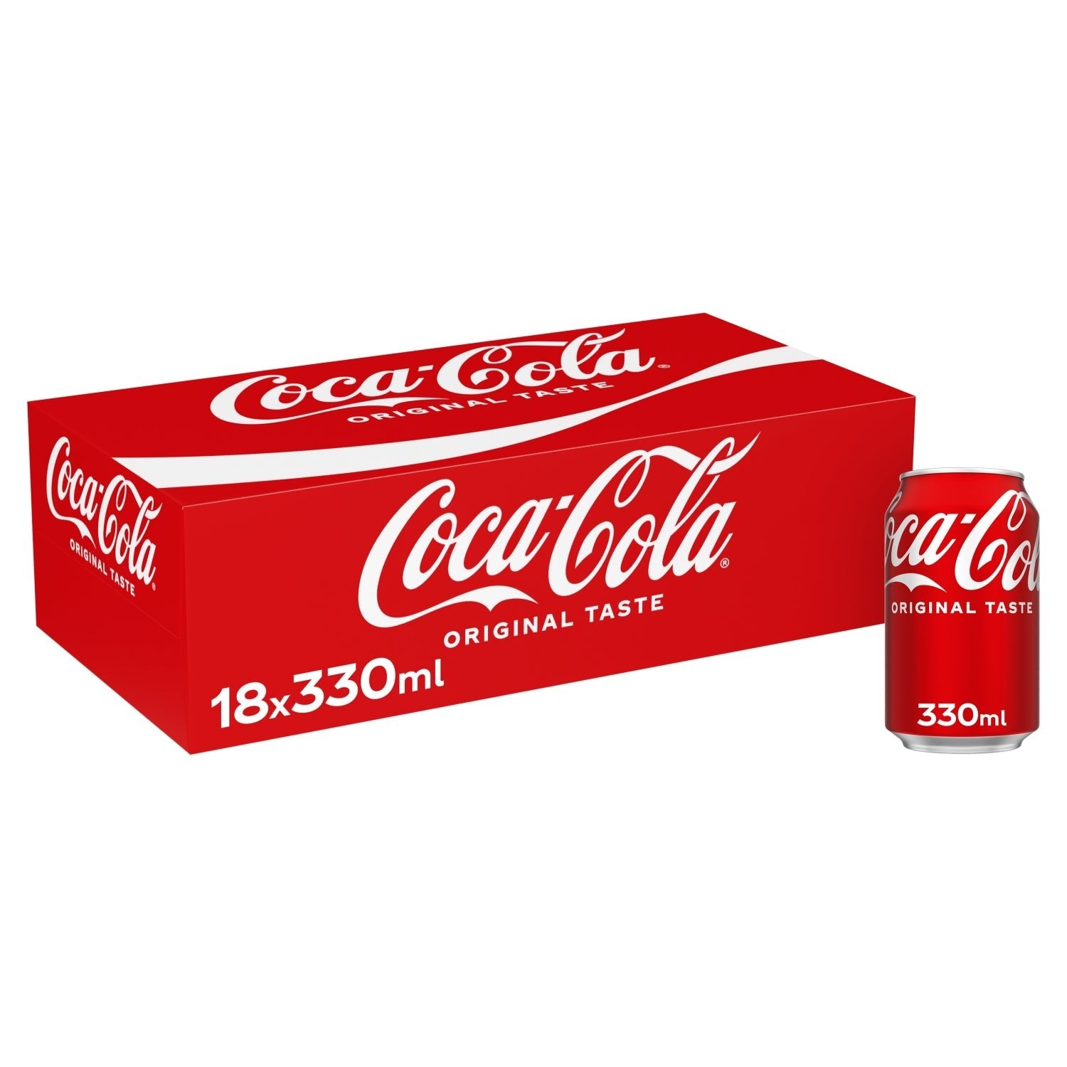 Coca - Cola Classic 18 x 330ml - UK Food & Drink - 5449000018892