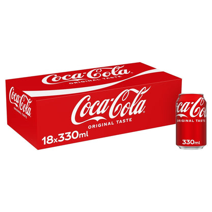 Coca - Cola Classic 18 x 330ml - UK Food & Drink - 5449000018892