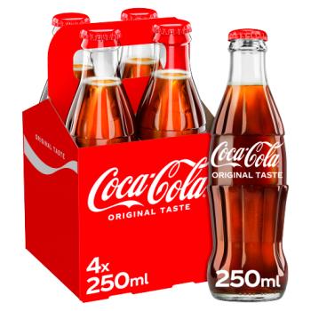 Coca - Cola Classic 4 x 250ml - UK Food & Drink - 5449000229861