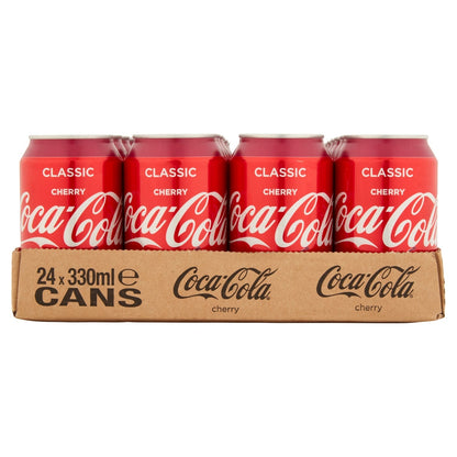 Coca - Cola Classic Cherry 330ml - UK Food & Drink - 5449000009500