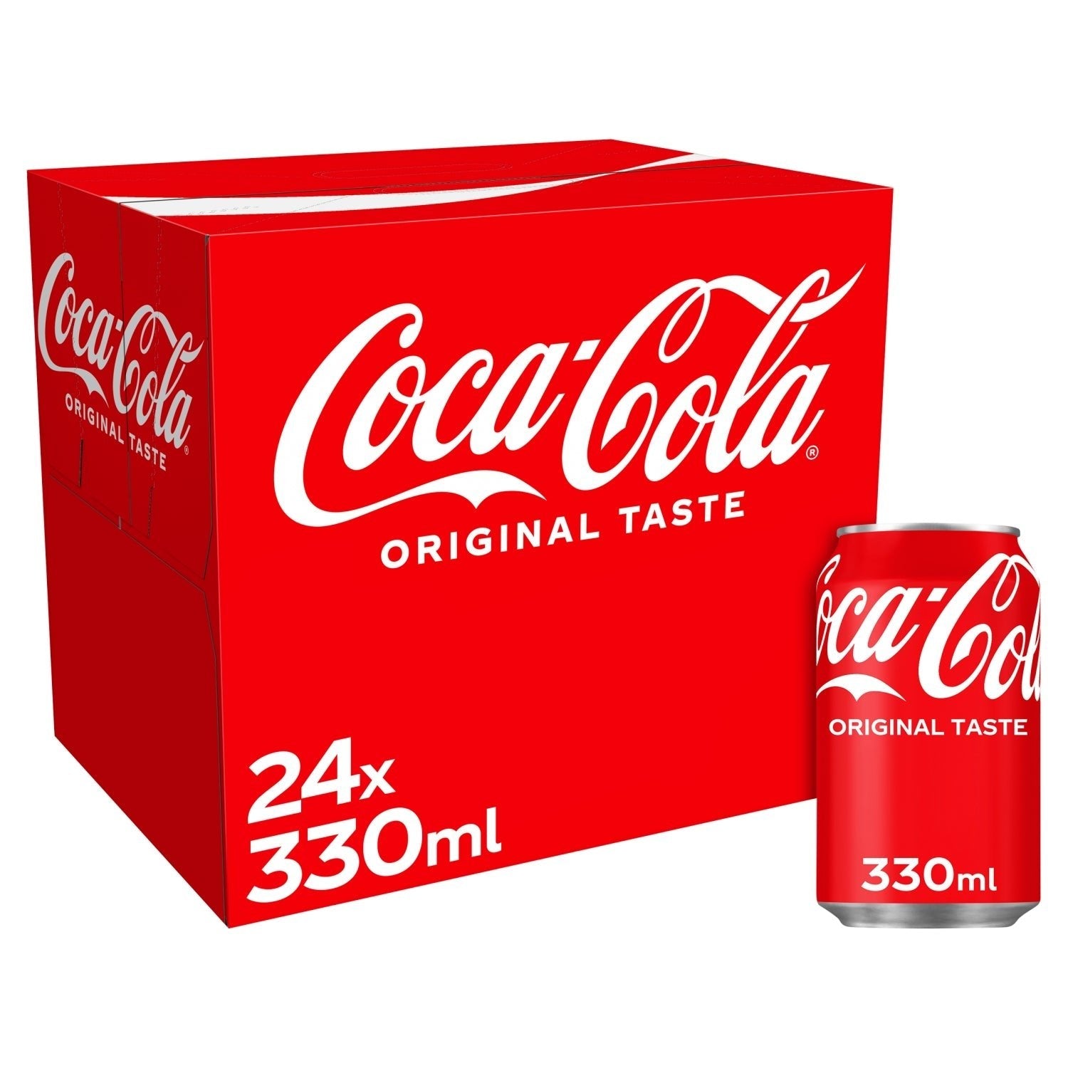 Coca - Cola Original Taste 24x330ml - UK Food & Drink - 5449000086877