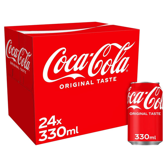 Coca - Cola Original Taste 24x330ml - UK Food & Drink - 5449000086877