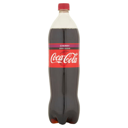Coca - Cola Zero Cherry 1.25L - UK Food & Drink - 5449000195340