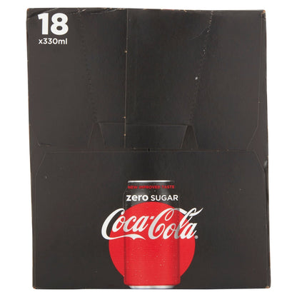 Coca - Cola Zero Sugar 18 x 330ml - UK Food & Drink - 5449000180704