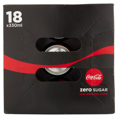 Coca - Cola Zero Sugar 18 x 330ml - UK Food & Drink - 5449000180704