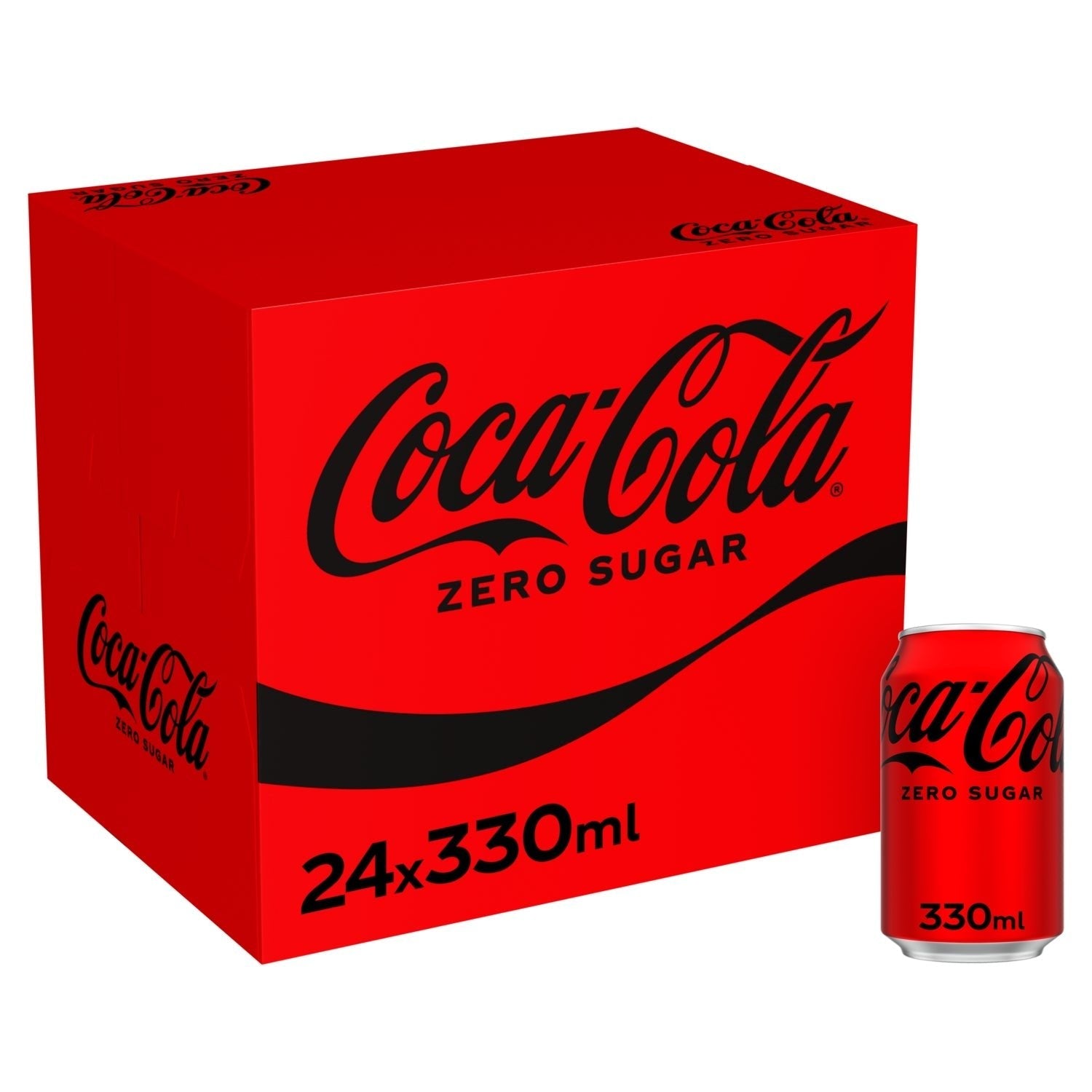 Coca - Cola Zero Sugar 24 x 330ml - UK Food & Drink - 5449000136909