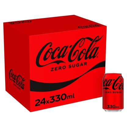 Coca - Cola Zero Sugar 24 x 330ml - UK Food & Drink - 5449000136909