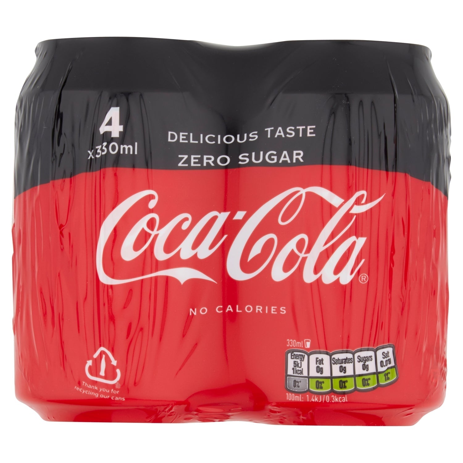 Coca - Cola Zero Sugar 24 x 330ml - UK Food & Drink - 5449000136909